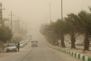 گردوغبار و کاهش کیفیت هوای هرمزگان