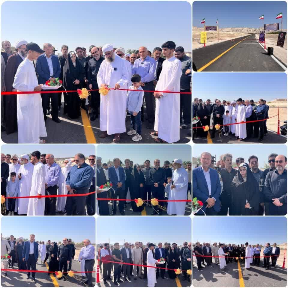 افتتاح پروژه جاده دوربنی به گامبرون همزمان با سفر استاندار محترم به شهرستان قشم